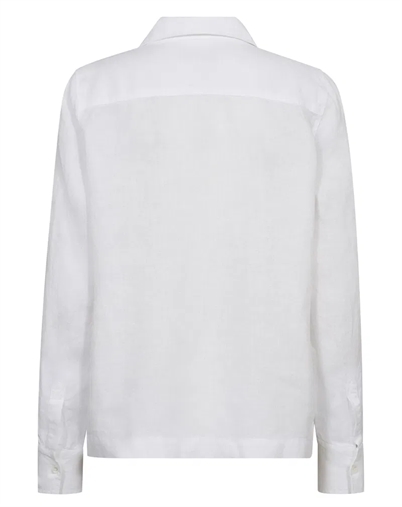 Enna Linen Pocket Bluse - Mos Mosh